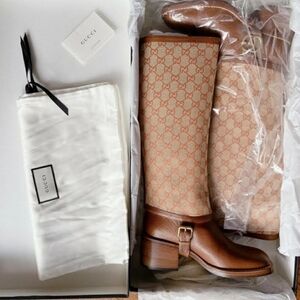 Gucci Brown and Tan Men's Boots